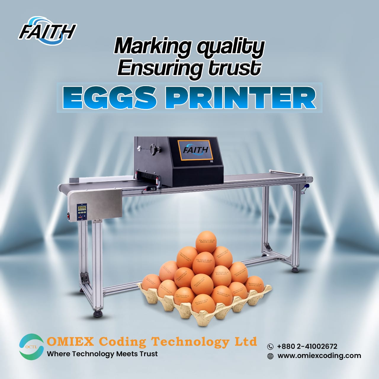 Eggs Printer Multiple Head